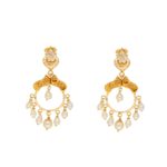22KT Chandbalis Style Traditional Gold Earrings