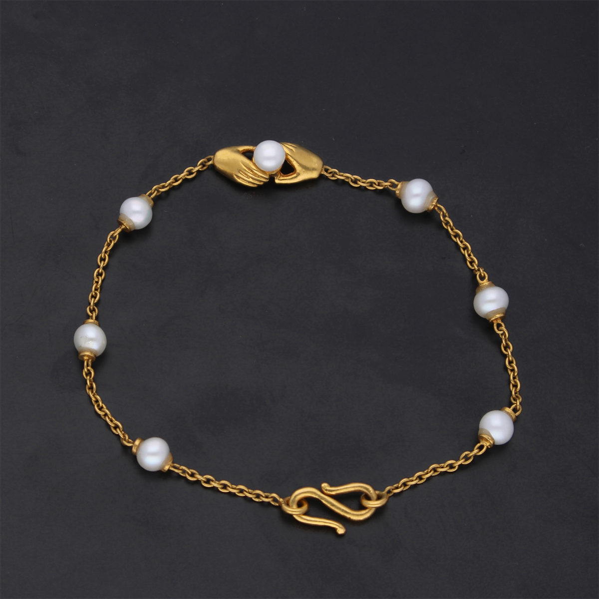 BUY 22KT Fusion Style Handcrafted Gold Bangles Bracelets Online