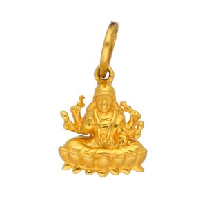22KT Mahalaxmi Gold Pendant