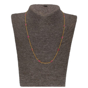 Ruby Handmade Gold Chains