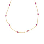Ruby Handmade Gold Chains