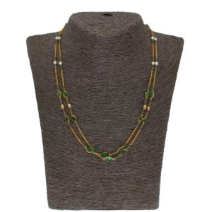 22KT Emerald Gold Chain