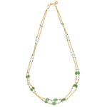 22KT Emerald Gold Chain