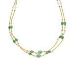 22KT Emerald Gold Chain