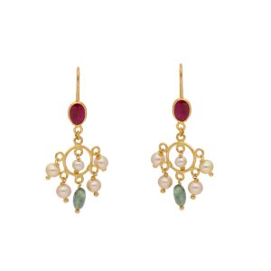 22KT Maanhitha Style Fashion Gold Earrings