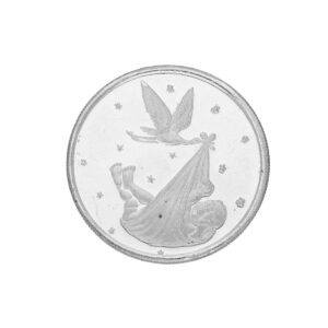 New Born Baby Gift Silver Coin