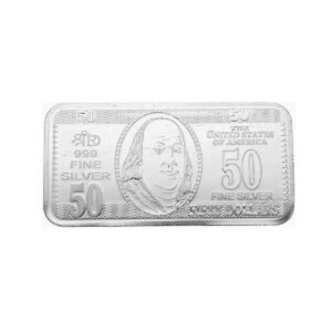 50 Dollar Silver Coin