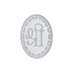 100 grams 99.9% Ganesh Oval silver coin