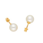 22KT Daivya Style Minimalistic Gold Earrings