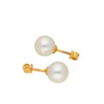 22KT Daivya Style Minimalistic Gold Earrings