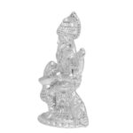 Peacock Saraswati Silver Idols