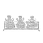 Goddess Lakshmi Ganesh Silver Idols