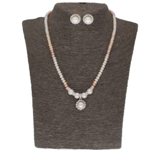 Graceful Sterling Silver Necklace Set