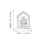 Goddess Durga idol in Mandapam