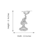 132 Grams Elephant Silver Diya's