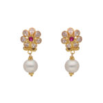 22KT Eeshvi Gold Earrings
