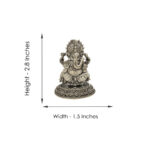 27 Grams Lord Ganesh Ji Silver Idol