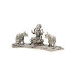 21 Grams Gaja Lakshmi Silver Idol