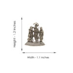 8 Grams Ram Pariwar Silver Idol