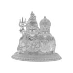 12 Grams Shiv Parvathi Silver Idol