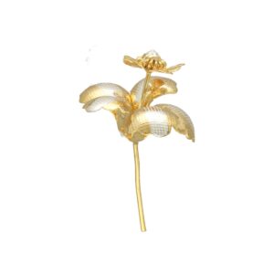 9.5 Grams Golden Silver flower