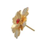 3.8 Grams Golden pooja Silver Flower