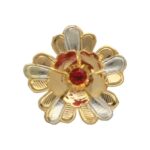 3.8 Grams Golden pooja Silver Flower