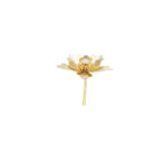 2.78 Grams Pooja Golden Silver Flower
