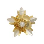 2.78 Grams Pooja Golden Silver Flower