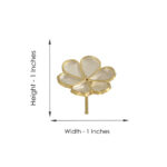 2.9 Grams Silver Flower for pooja