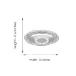 32 Grams Designer Silver Thali