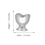 8 Grams Flower Design Silver Bowl