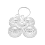 60 Grams 4 Cups Silver Chopra with Handle