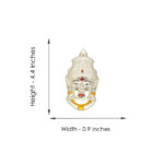 42 Grams Maa Durga Face Silver Idol