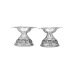 84 Grams Flower Design Silver Diya