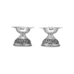 124 Grams Antique Design Silver diya