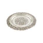 193.5 Grams Flower Design Silver Thali