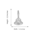 36 Grams Unique Design Silver Pooja Bell