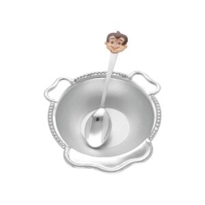 85 Grams Silver Thali With Chota Bheem Spoon
