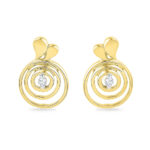 18kt Gold Honey Bee Diamond Earrings