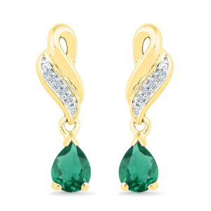 Stylish Emerald Earrings
