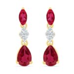 Ruby Drop Ear Hanging