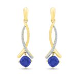 Classy Blue Sapphire Earrings