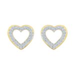 Heart Diamond Earrings