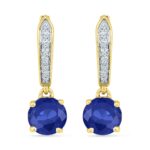 Lovely Blue Sapphire Earrings