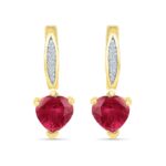 Ruby Drop Earrings