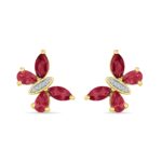 Precious Ruby Earrings