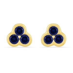 Spinner Blue Sapphire Earrings