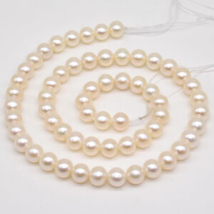 AA Pure Freshwater Round 4-5 MM White Pearl String