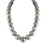 Tideborn Radiance Grey Southsea Saltwater Pearl Necklace 11-13mm